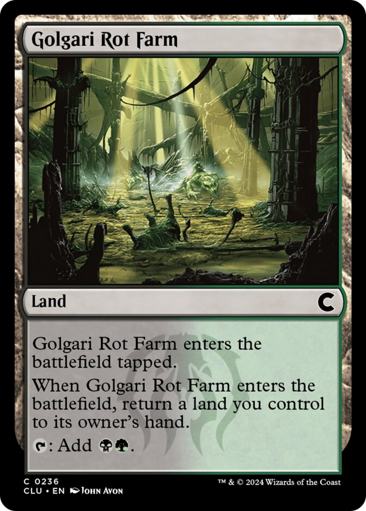 Golgari Rot Farm [Ravnica: Clue Edition] | Webway Games