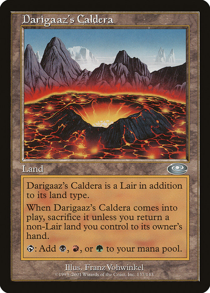 Darigaaz's Caldera [Planeshift] | Webway Games
