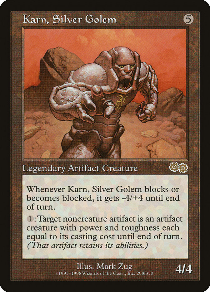 Karn, Silver Golem [Urza's Saga] | Webway Games