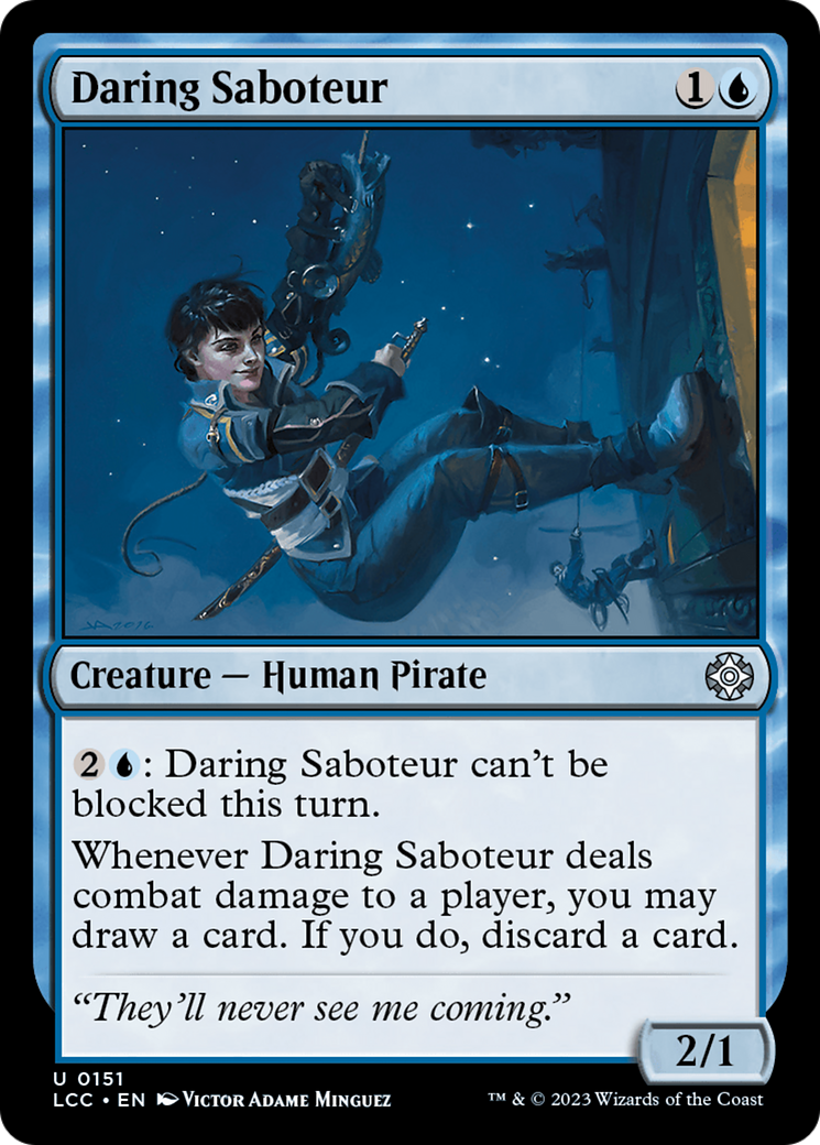 Daring Saboteur [The Lost Caverns of Ixalan Commander] | Webway Games