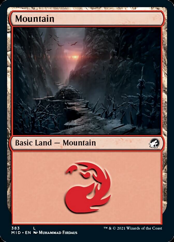 Mountain (383) [Innistrad: Midnight Hunt] | Webway Games
