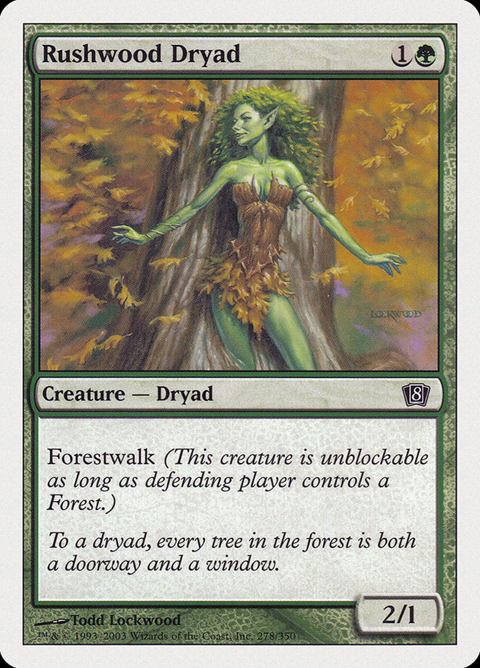 Rushwood Dryad [Eighth Edition] | Webway Games