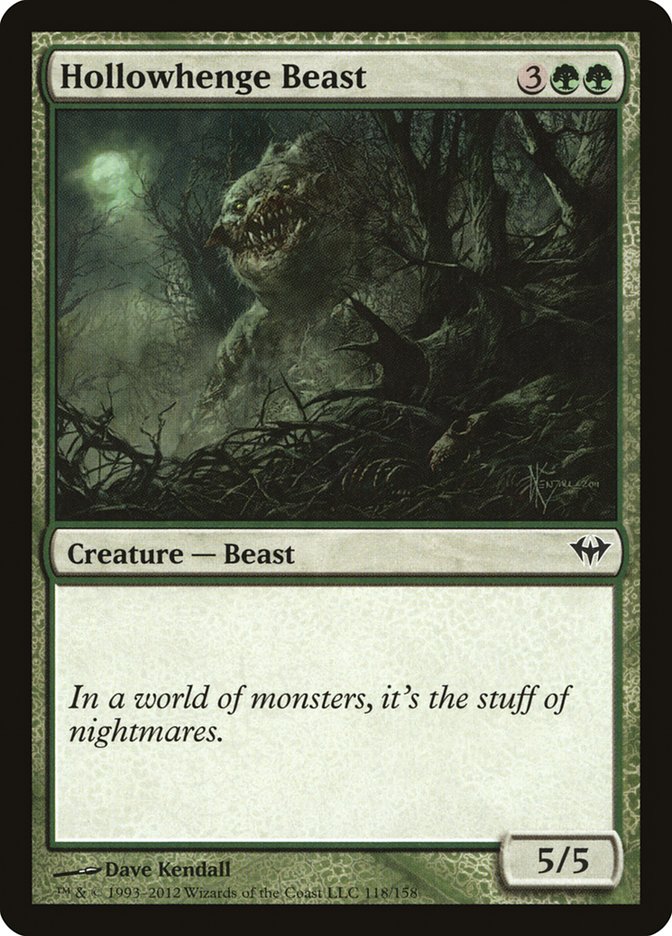 Hollowhenge Beast [Dark Ascension] | Webway Games