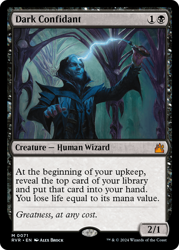 Dark Confidant [Ravnica Remastered] | Webway Games