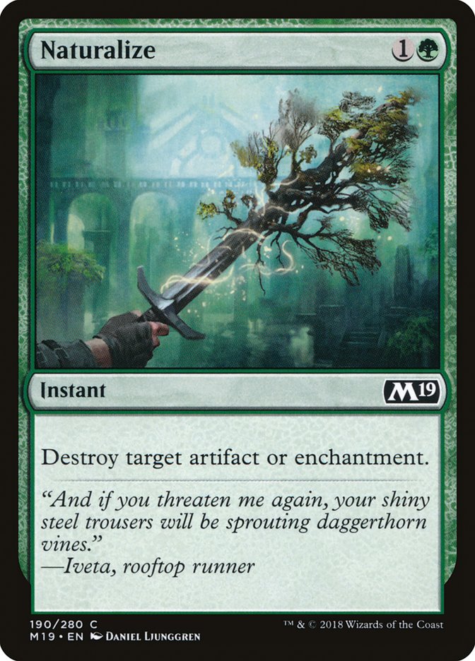 Naturalize [Core Set 2019] | Webway Games