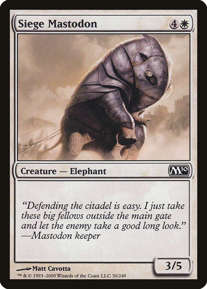 Siege Mastodon [Magic 2010] | Webway Games