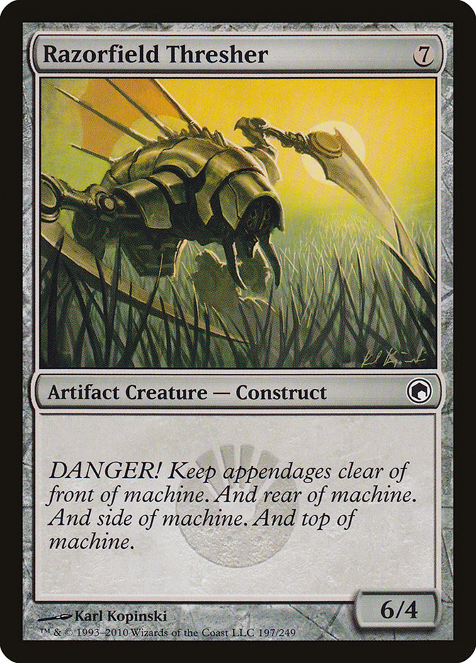 Razorfield Thresher [Scars of Mirrodin] | Webway Games