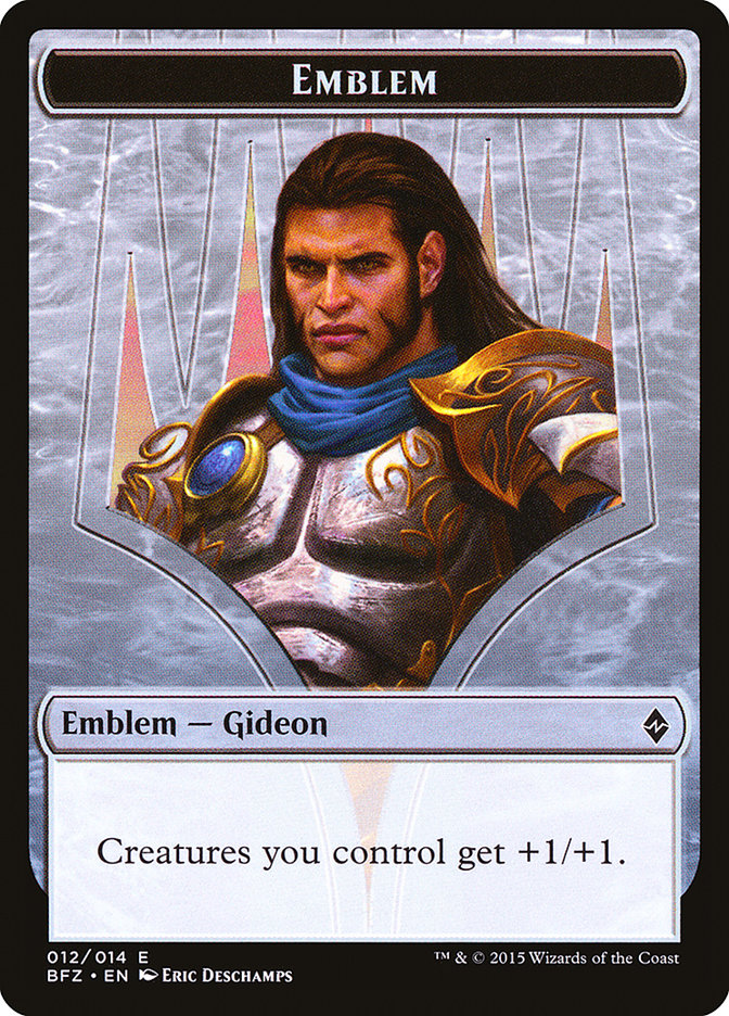Gideon, Ally of Zendikar Emblem [Battle for Zendikar Tokens] | Webway Games