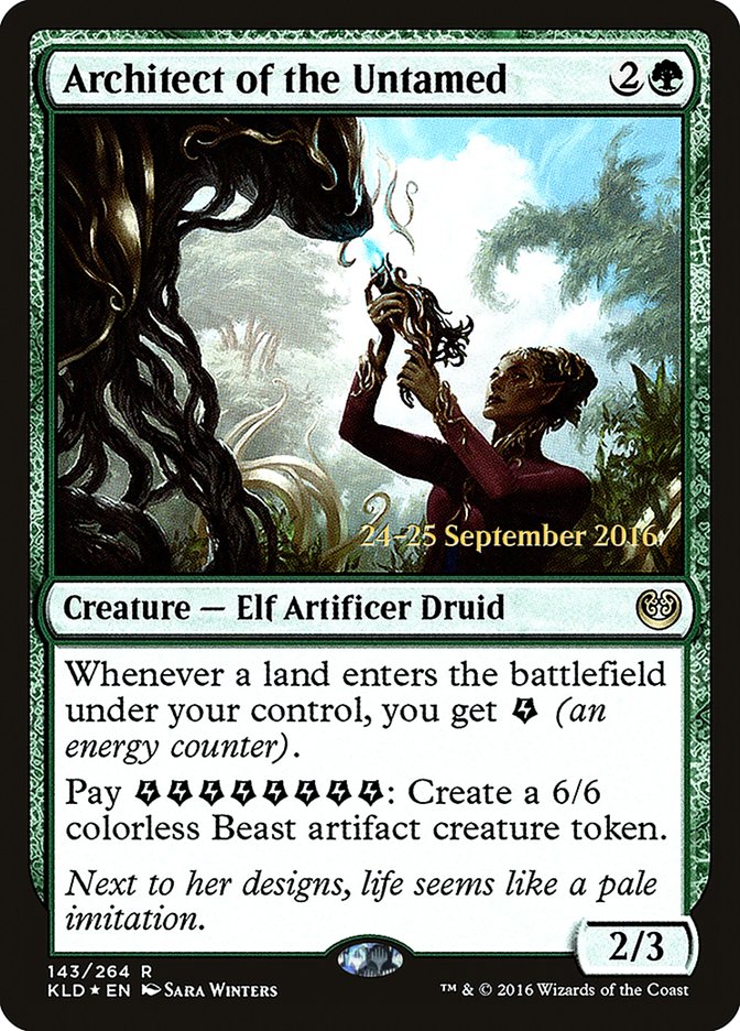 Architect of the Untamed  (Prerelease) [Kaladesh Prerelease Promos] | Webway Games