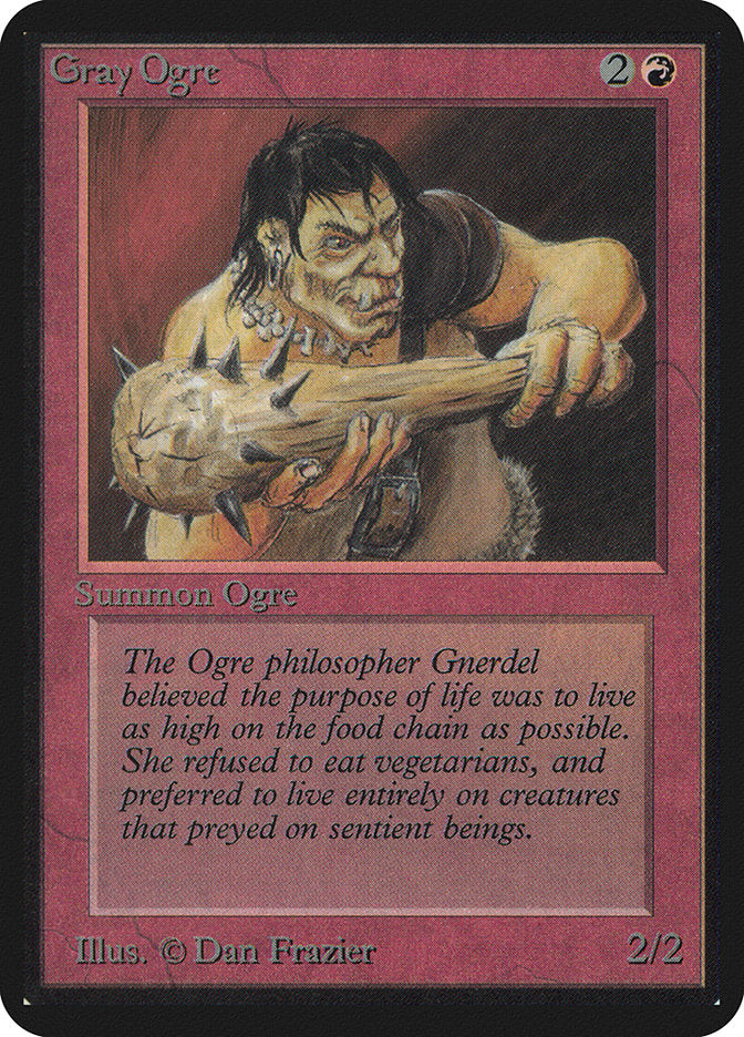 Gray Ogre [Limited Edition Alpha] | Webway Games