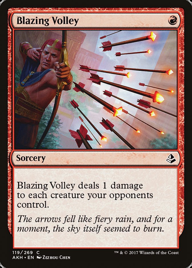 Blazing Volley [Amonkhet] | Webway Games