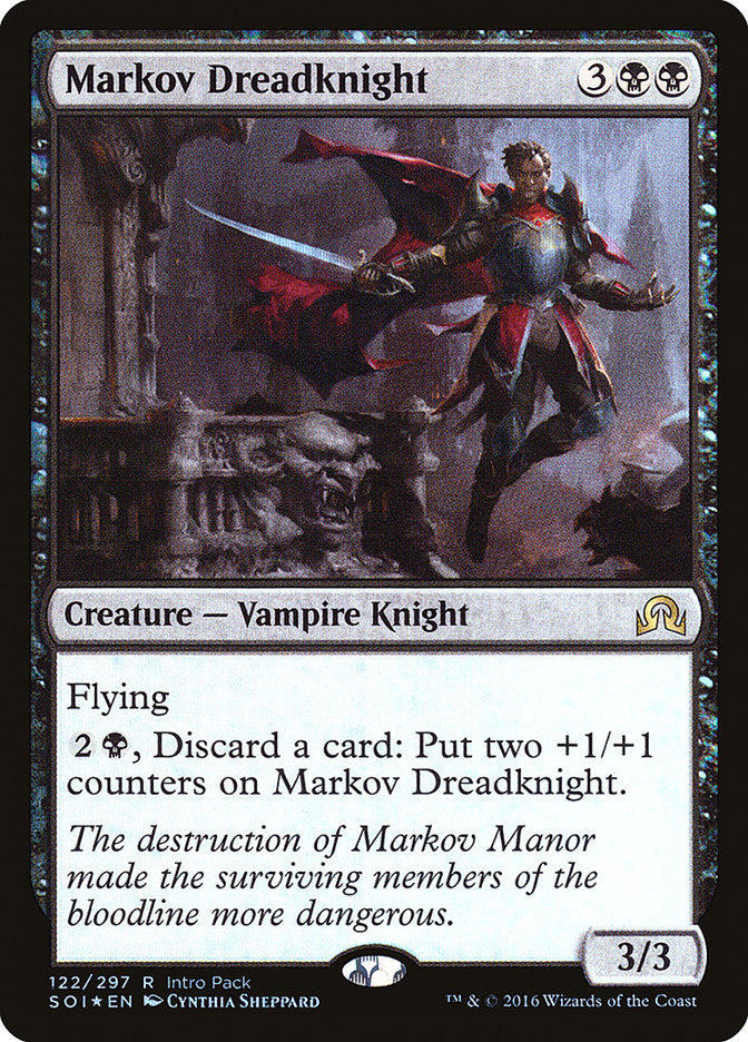 Markov Dreadknight (Intro Pack) [Shadows over Innistrad Promos] | Webway Games