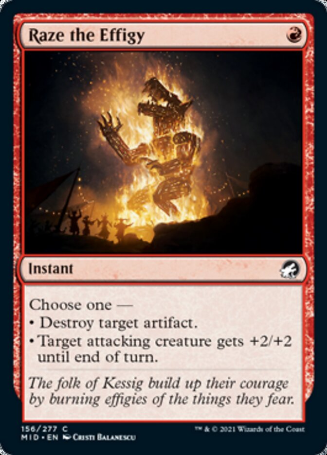 Raze the Effigy [Innistrad: Midnight Hunt] | Webway Games