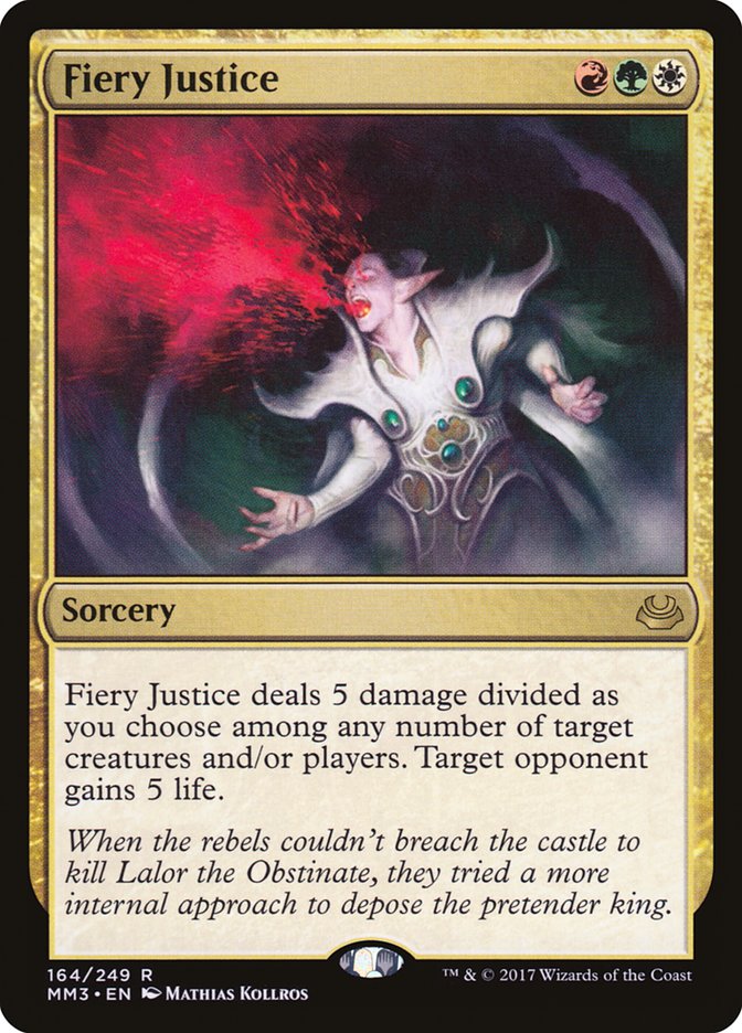 Fiery Justice [Modern Masters 2017] | Webway Games