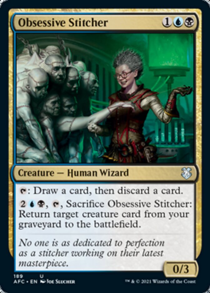 Obsessive Stitcher [Dungeons & Dragons: Adventures in the Forgotten Realms Commander] | Webway Games