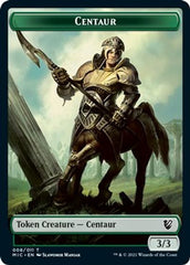 Centaur // Wolf Double-sided Token [Innistrad: Midnight Hunt Commander] | Webway Games