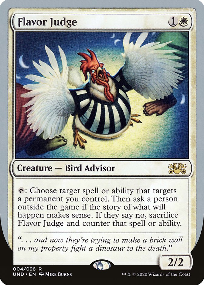 Flavor Judge [Unsanctioned] | Webway Games