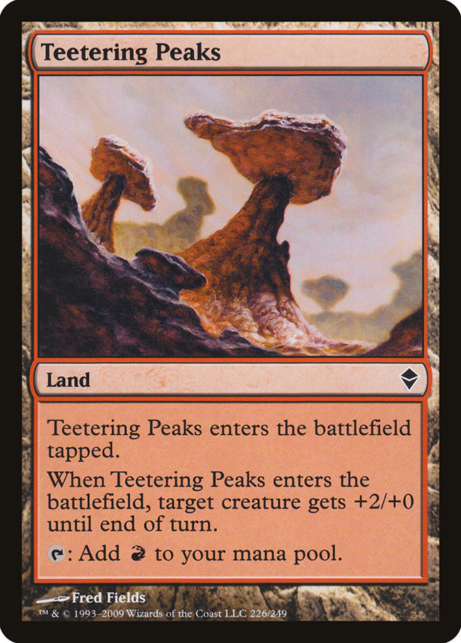 Teetering Peaks [Zendikar] | Webway Games