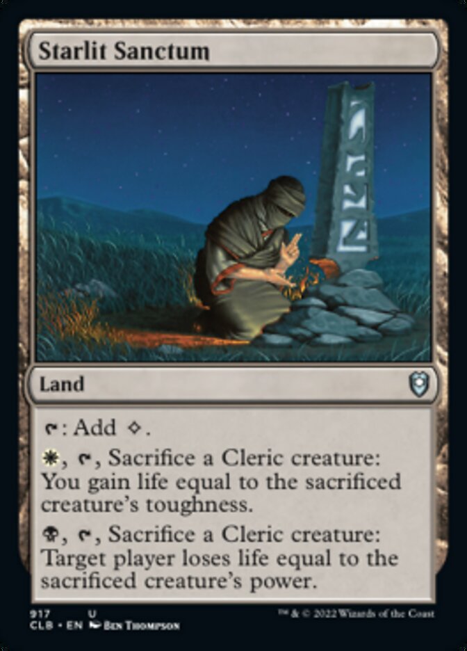 Starlit Sanctum [Commander Legends: Battle for Baldur's Gate] | Webway Games