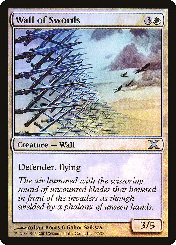 Wall of Swords (Premium Foil) [Tenth Edition] | Webway Games