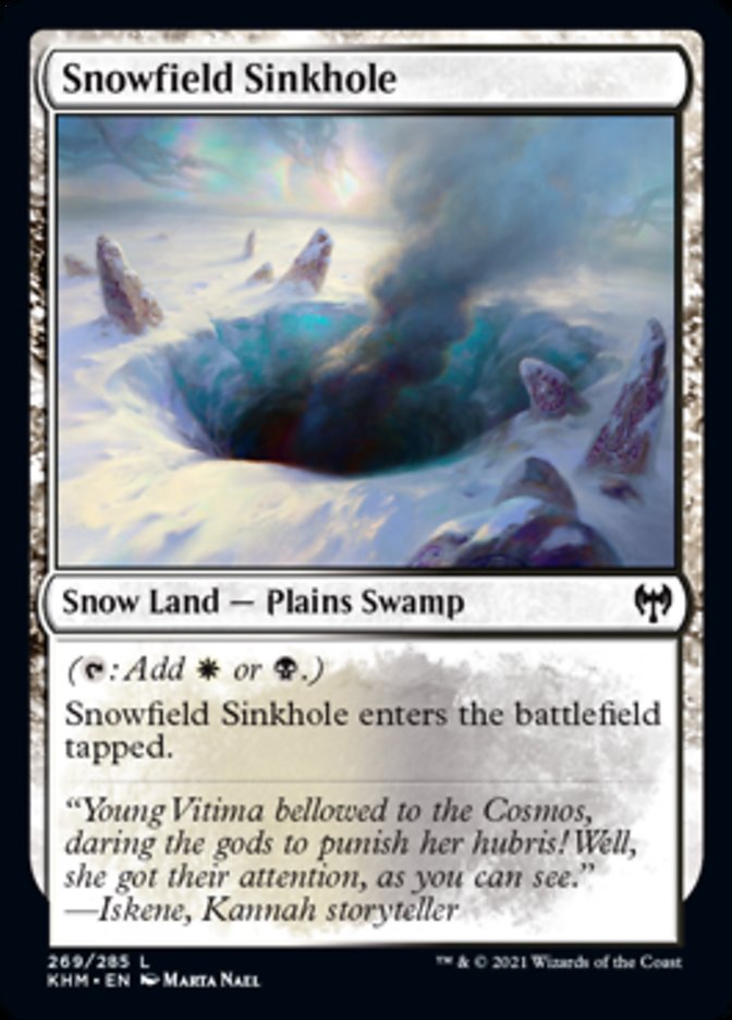 Snowfield Sinkhole [Kaldheim] | Webway Games
