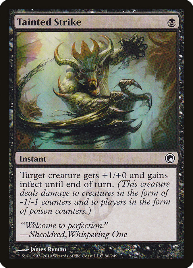 Tainted Strike [Scars of Mirrodin] | Webway Games