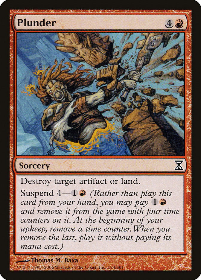 Plunder [Time Spiral] | Webway Games