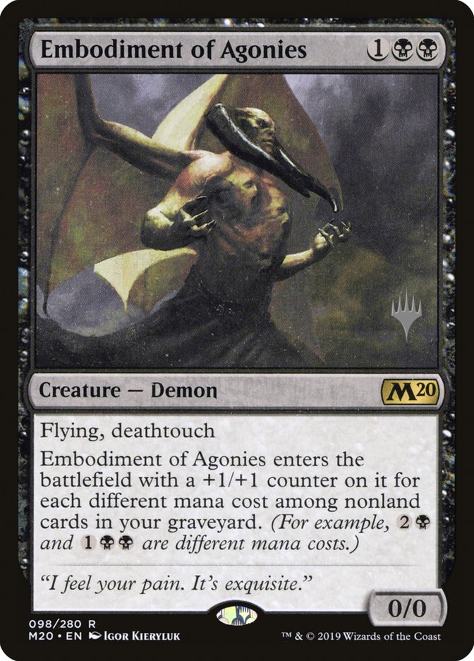 Embodiment of Agonies (Promo Pack) [Core Set 2020 Promos] | Webway Games