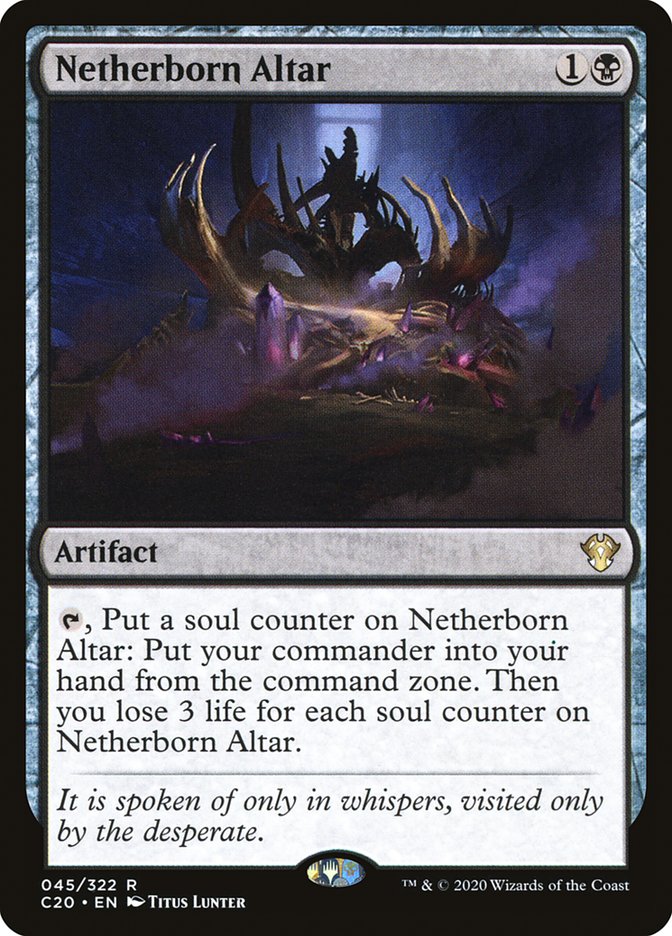 Netherborn Altar [Commander 2020] | Webway Games