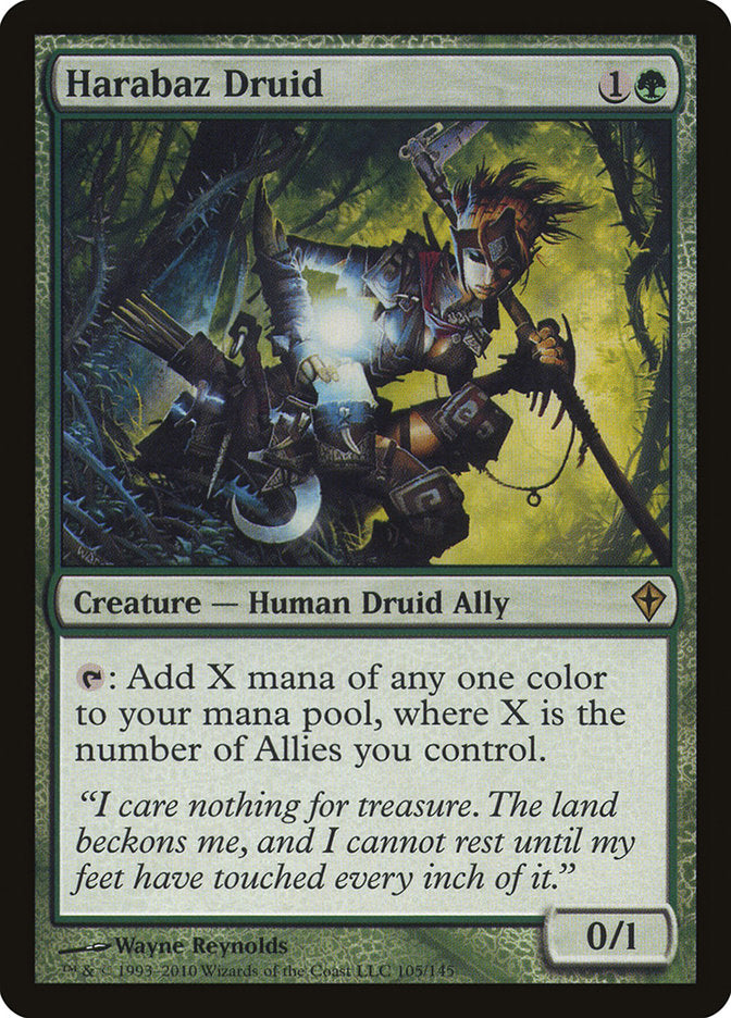 Harabaz Druid [Worldwake] | Webway Games