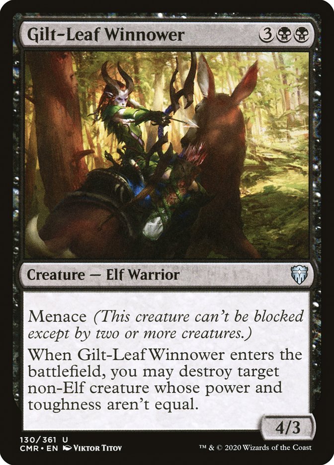 Gilt-Leaf Winnower [Commander Legends] | Webway Games