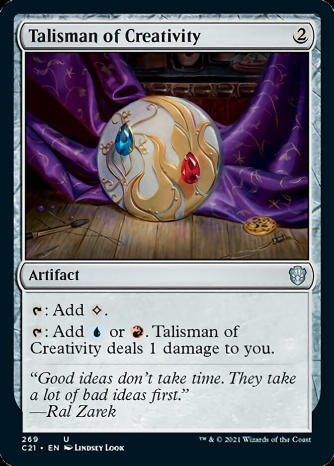Talisman of Creativity [Commander 2021] | Webway Games