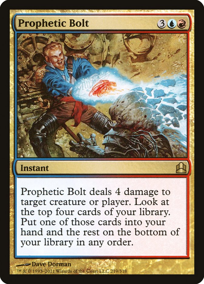 Prophetic Bolt [Commander 2011] | Webway Games