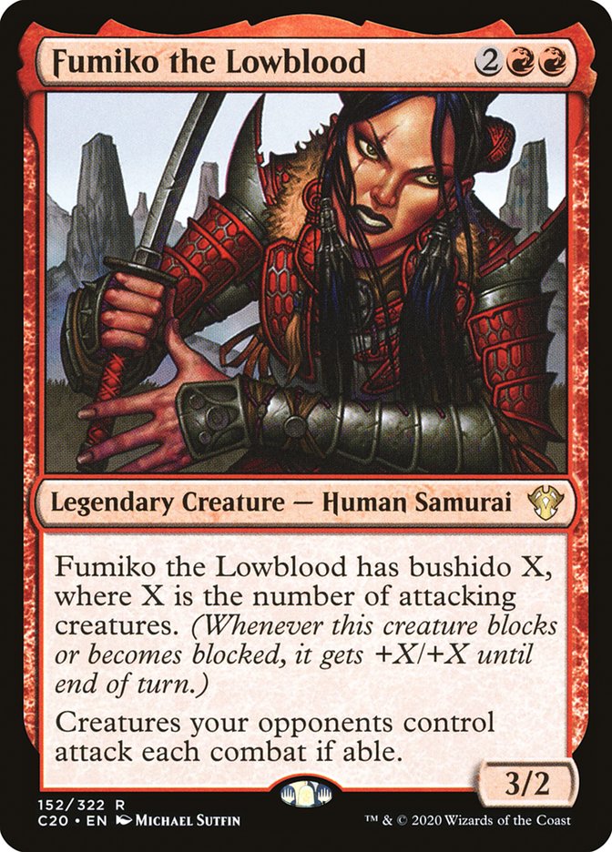 Fumiko the Lowblood [Commander 2020] | Webway Games