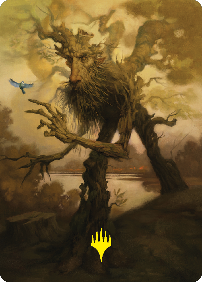 Treefolk Token Art Card (Gold-Stamped Signature) [The Lord of the Rings: Tales of Middle-earth Art Series] | Webway Games