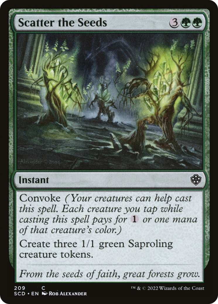 Scatter the Seeds [Starter Commander Decks] | Webway Games