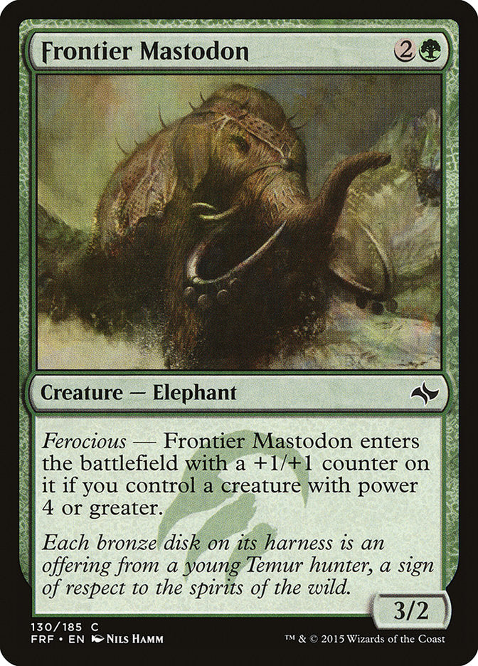 Frontier Mastodon [Fate Reforged] | Webway Games