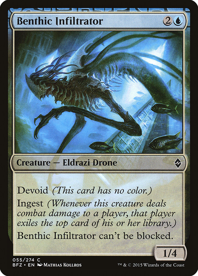 Benthic Infiltrator [Battle for Zendikar] | Webway Games