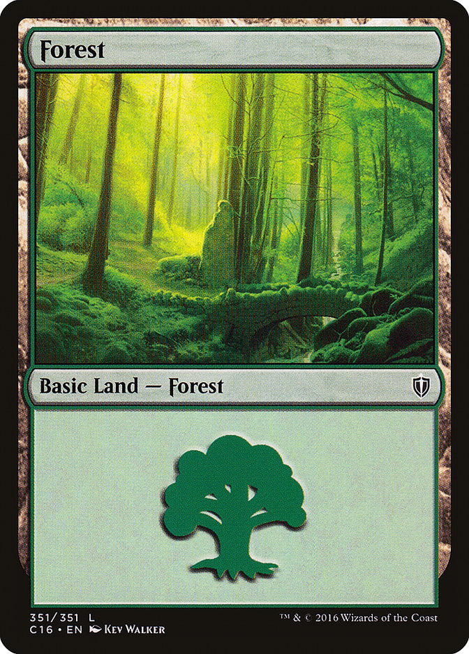 Forest (#351) [Commander 2016] | Webway Games
