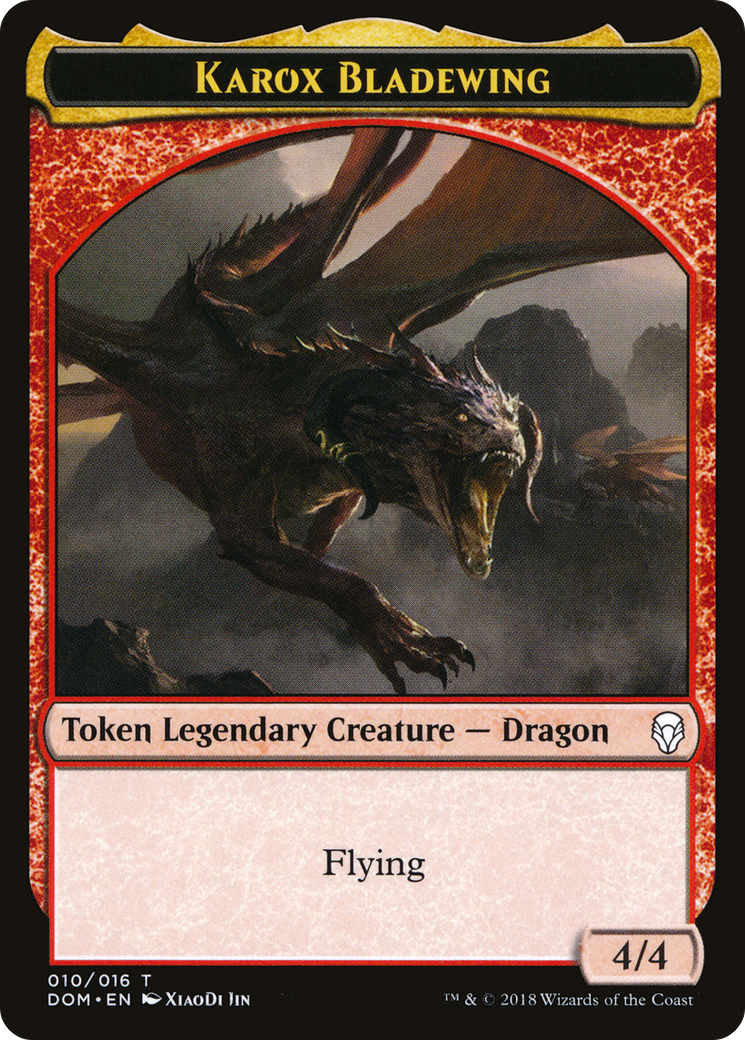 Karox Bladewing // Karox Bladewing Double-Sided Token [Starter Commander Decks] | Webway Games