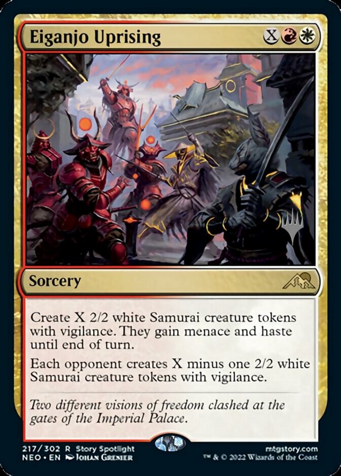 Eiganjo Uprising (Promo Pack) [Kamigawa: Neon Dynasty Promos] | Webway Games