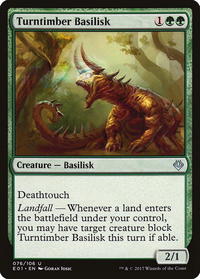 Turntimber Basilisk [Archenemy: Nicol Bolas] | Webway Games