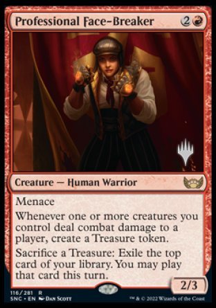 Professional Face-Breaker (Promo Pack) [Streets of New Capenna Promos] | Webway Games