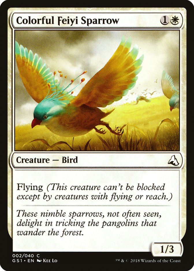 Colorful Feiyi Sparrow [Global Series Jiang Yanggu & Mu Yanling] | Webway Games