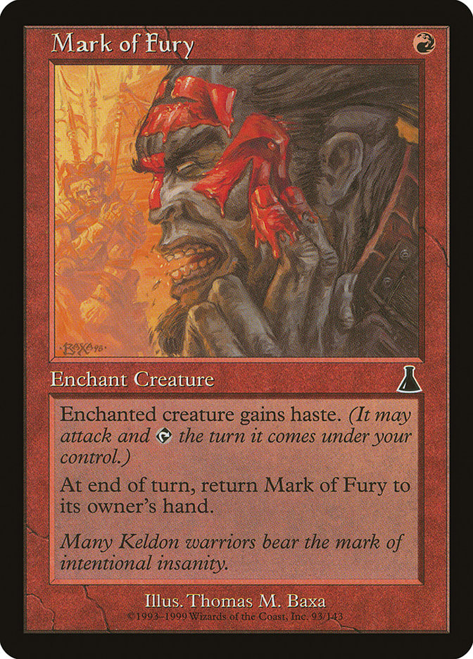 Mark of Fury [Urza's Destiny] | Webway Games
