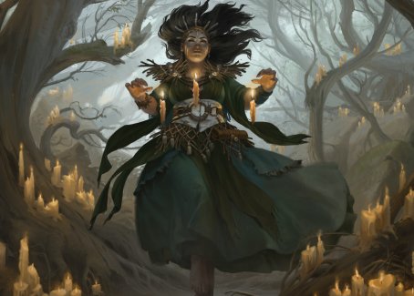 Candlegrove Witch 1 Art Card [Innistrad: Midnight Hunt Art Series] | Webway Games