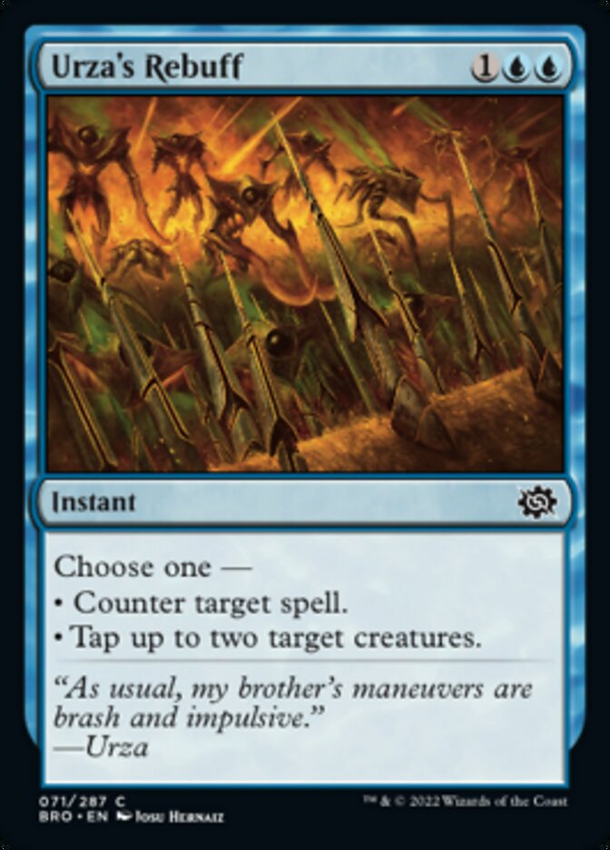 Urza's Rebuff [The Brothers' War] | Webway Games