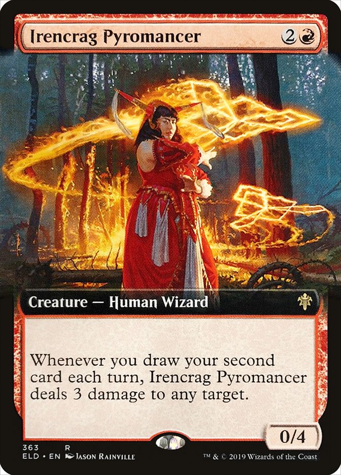 Irencrag Pyromancer (Extended Art) [Throne of Eldraine] | Webway Games