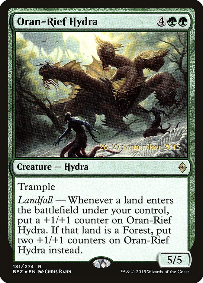 Oran-Rief Hydra  (Prerelease) [Battle for Zendikar Prerelease Promos] | Webway Games
