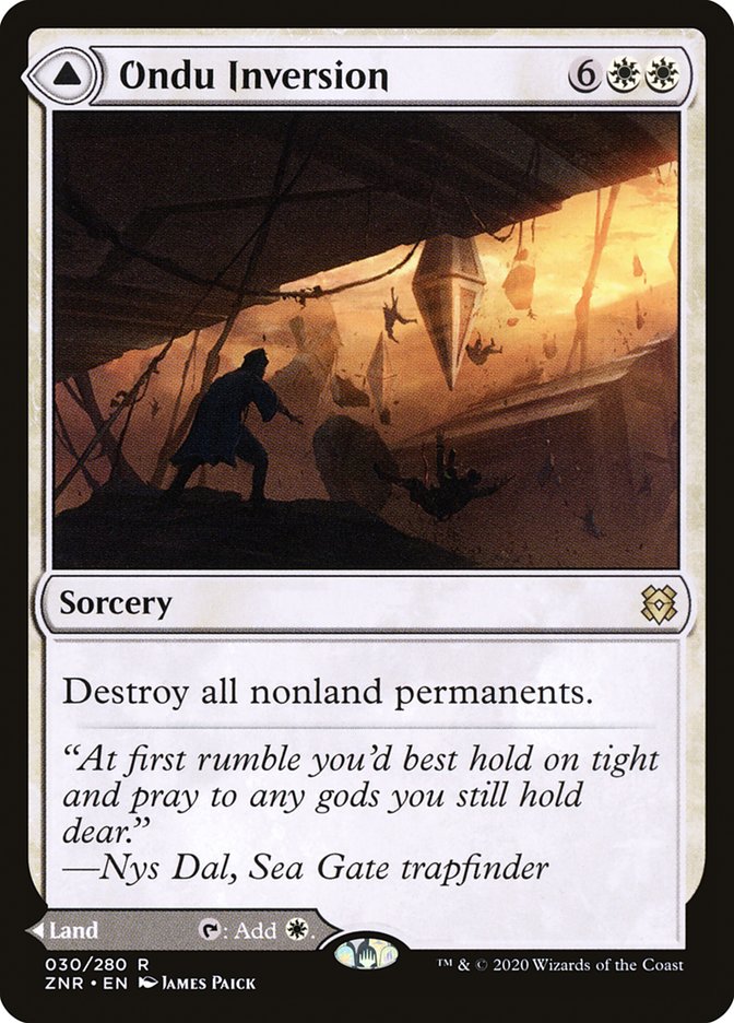 Ondu Inversion // Ondu Skyruins [Zendikar Rising] | Webway Games